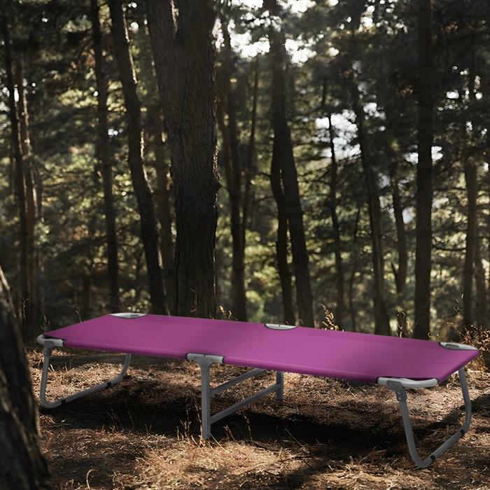 MoNiBloom Camping Cot Folding Portable Sleeping Bed Backpacking Cot for